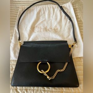 Chloe Faye Medium - All Leather Black